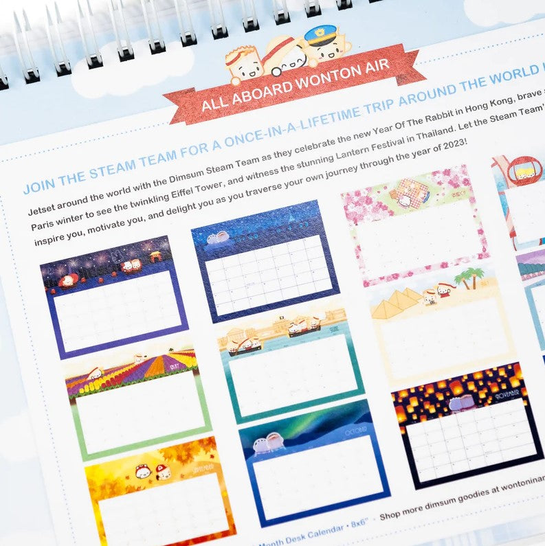 2023 Desk Calendar - Around the World with the Steam Team