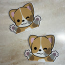 Window Corgi Car Decal v2