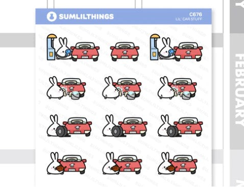 Lil' Car Stuff | Sticker Sheet