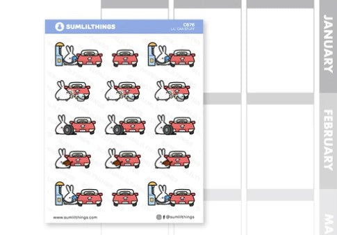 Lil' Car Stuff | Sticker Sheet