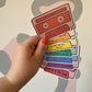 Motivational Cassettes | Sticker Pack