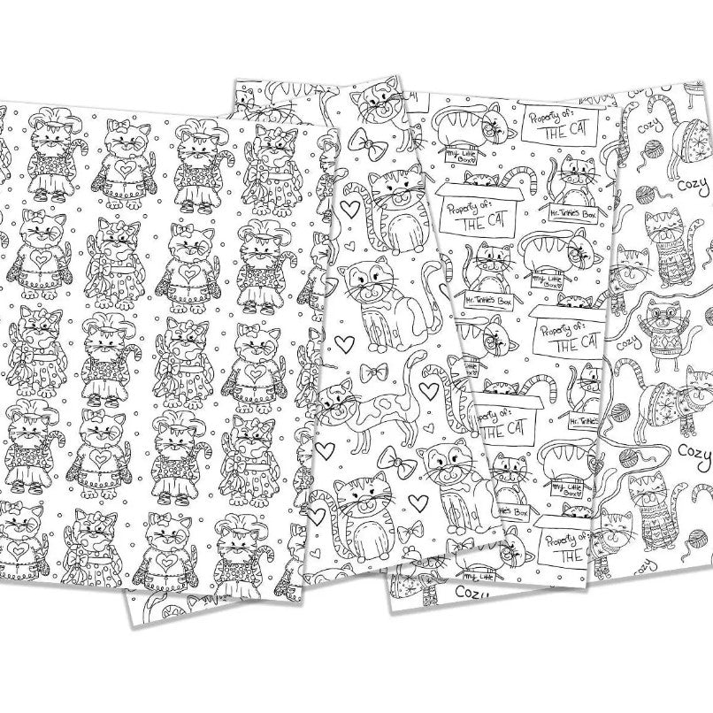 Life Is Better With A Cat Or Two | Colouring Book