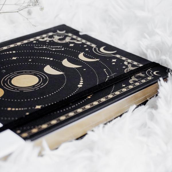 Celestial Dreams - Black and Gold | Journal