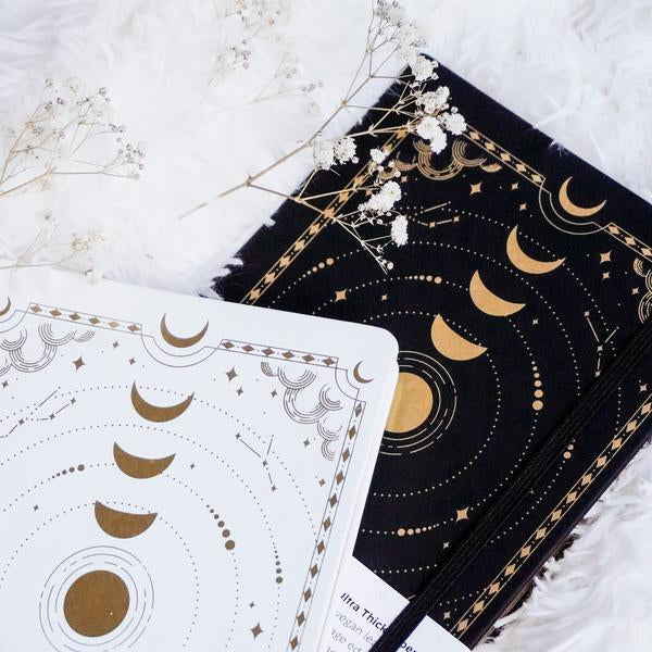 Celestial Dreams - White and Gold | Journal