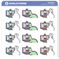 Chat with Lil' Friends | Sticker Sheet