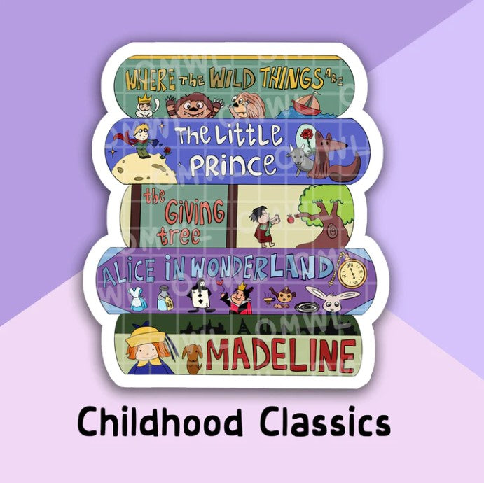 Bookish Childhood Classics by Lyttlefingers | Vinyl Decal