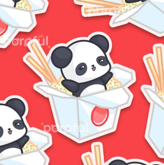 Panda Chinese Takeout | Vinyl Sticker