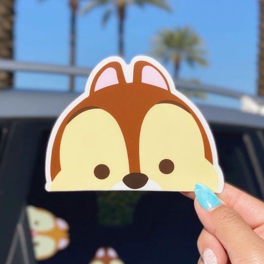 Chip Chipmunk Peeker | Car Decal