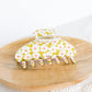 Citron Posies | Claw Clip