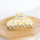 Citron Posies | Claw Clip