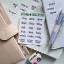 Cleaning | Sticker Sheet