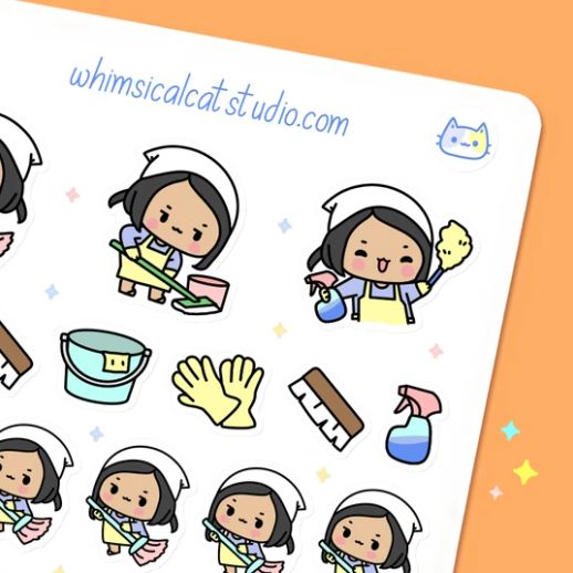 Cleaning Day | Sticker Sheet