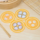 Year of the Rabbit 2023 [Day 10] | Acrylic Dimsum Steamer Coasters (Set of 4)