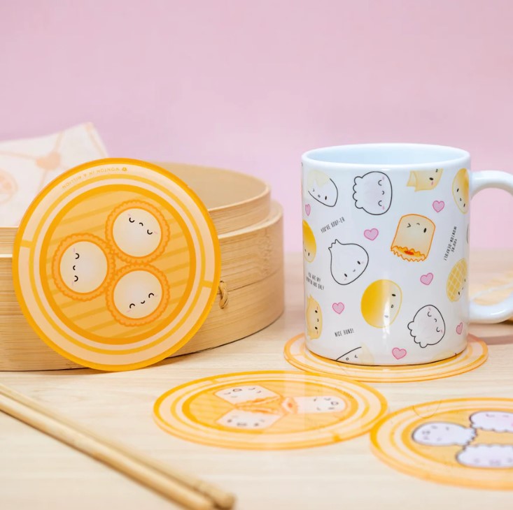 Year of the Rabbit 2023 [Day 10] | Acrylic Dimsum Steamer Coasters (Set of 4)