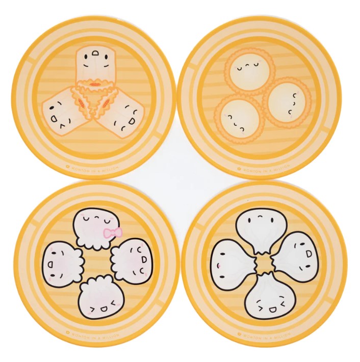 Year of the Rabbit 2023 [Day 10] | Acrylic Dimsum Steamer Coasters (Set of 4)