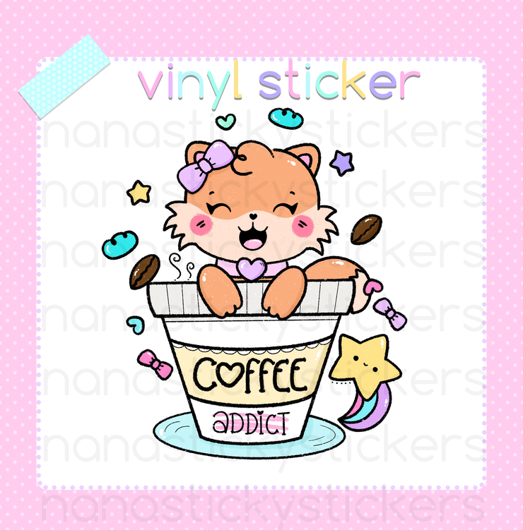 Coffee Addict | Vinyl Sticker