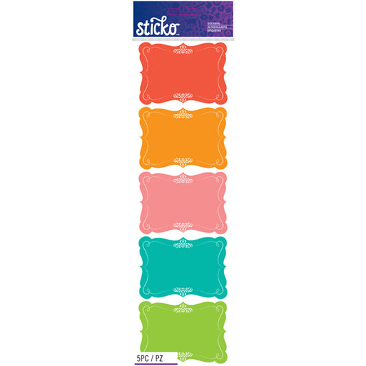 Colour Scroll Frames | Stickers