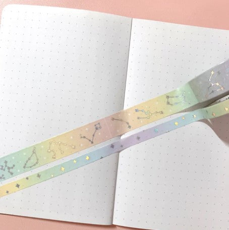 Rainbow Gradient Constellation | Washi (Set of 2)