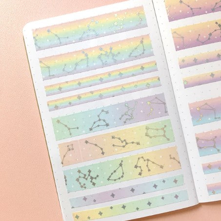 Rainbow Constellation | Washi (Set of 2)