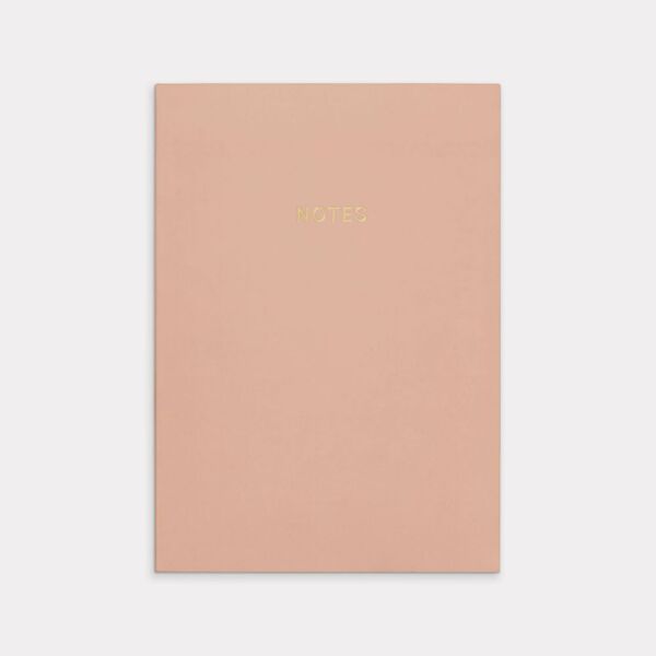 Coral - A5 Colour Block Notebook