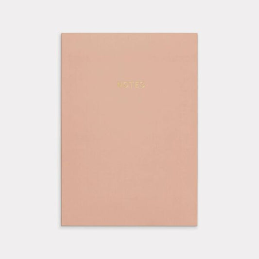 Coral - A5 Colour Block Notebook