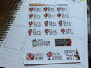Countdown To School (Teacher) | Sticker Sheet