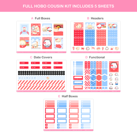 Hot Cocoa | Hobonichi Cousins Sticker Kit