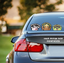 Mooove Back Cow | Peek-a-Boo Car Sticker