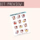 Moo Moo Working | Sticker Sheet