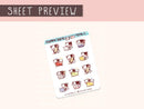 Moo Moo Working | Sticker Sheet