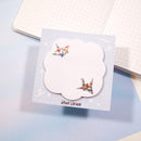 Crane and Clouds | Sticky Notepad