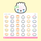 Crying T_T Emoji | Sticker Sheet