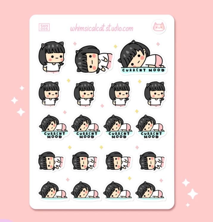 Current Mood | Sticker Sheet