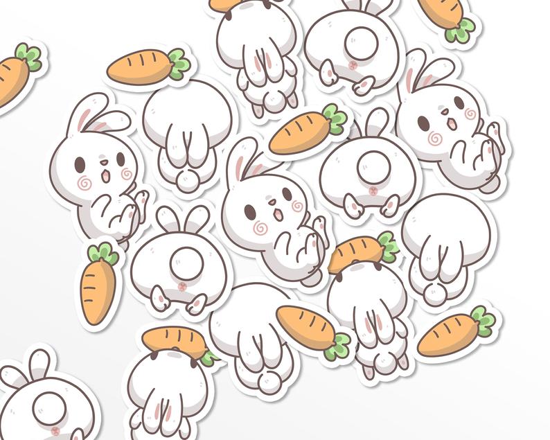 Cute Bunny | Sticker Set