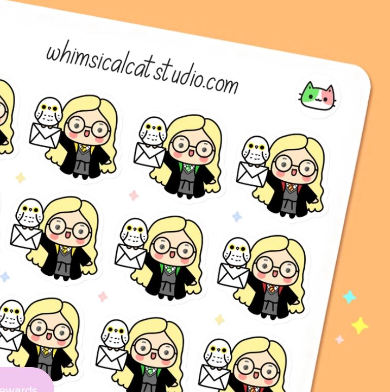 Cute Happy Mail | Sticker Sheet