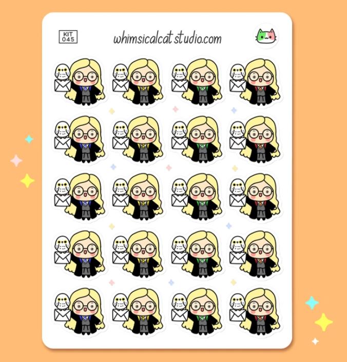 Cute Happy Mail | Sticker Sheet