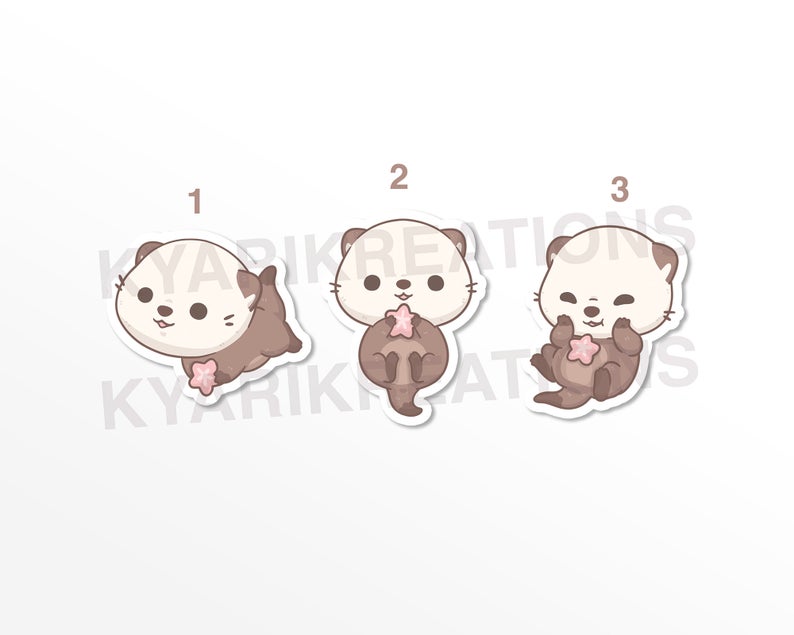 Cute Otter | Stickers