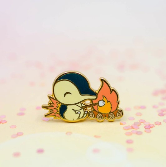 Cyndaquil Campfire | Enamel Pin