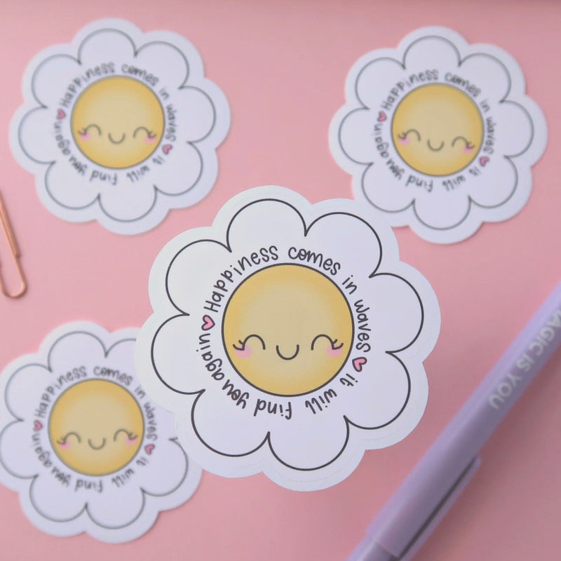 Daisy - Happiness Comes In Waves | Sticker