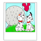 Dalmatian Polaroid | Vinyl Sticker