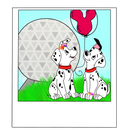 Dalmatian Polaroid | Vinyl Sticker