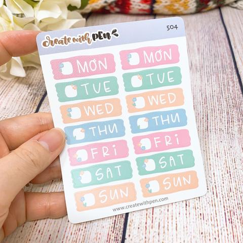 Busy Bee - Date Covers | Sticker Sheet