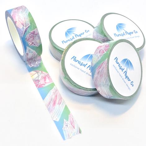 Daybreak Shattered Crystals Foiled Washi
