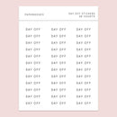 Day Off | Clear Sticker Sheet
