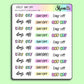 Day Off | Sticker Sheet