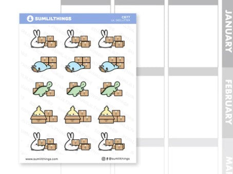 Lil' Declutter | Sticker Sheet