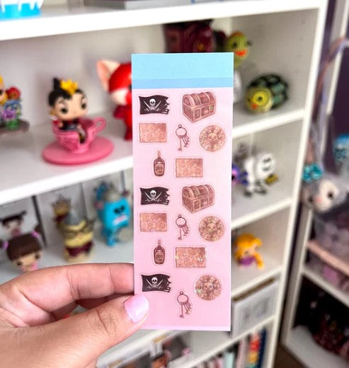 Pirates of the Carribean | Clear Deco Stickers