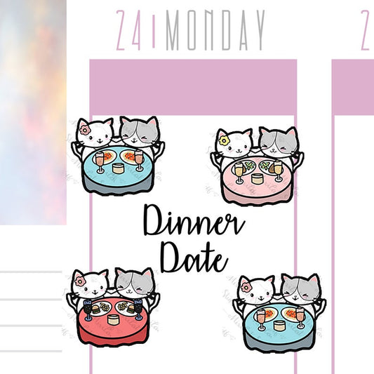 Dinner Date | Sticker Sheet