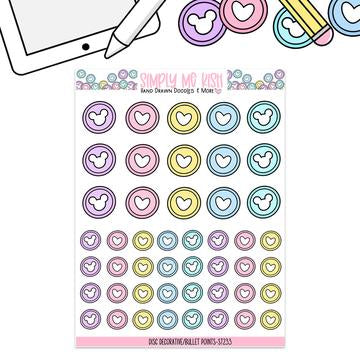 HP Discs | Sticker Sheet