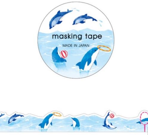 Dolphin Show | Die Cut Washi Tape